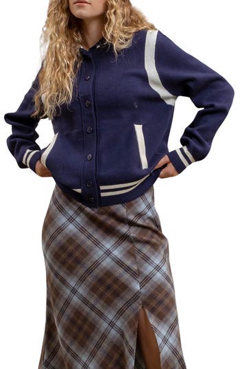 BLU PEPPER BLU PEPPER VARSITY JACKET