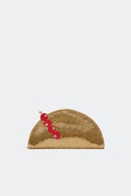 SIMONMILLER Beaded Lune Clutch