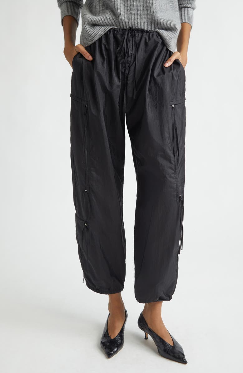 Brandon Maxwell The Scout Cargo Pants, Main, color, Black