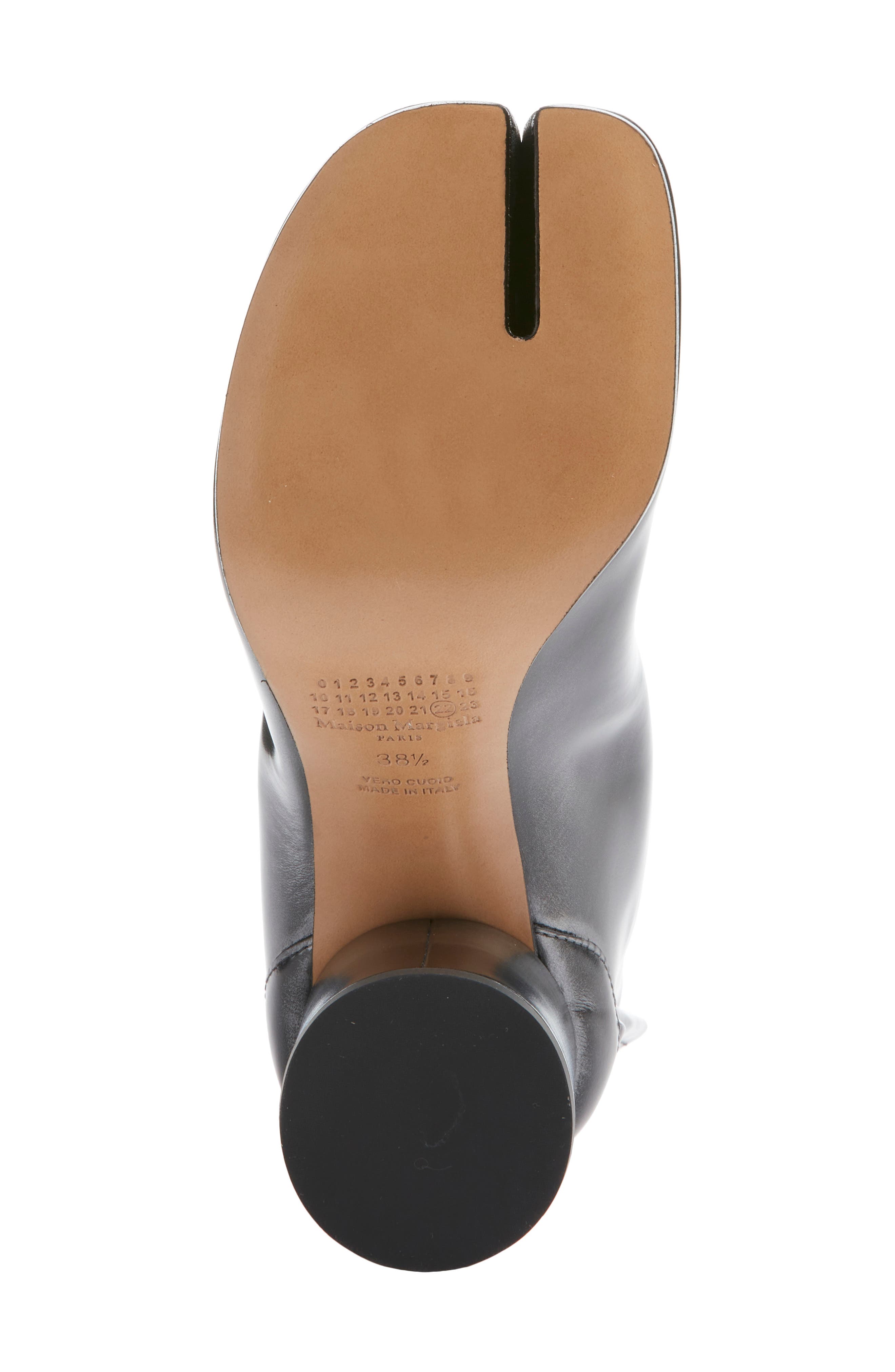 Maison Margiela Tabi Ankle Boot, Alternate, color, Silver/ Black