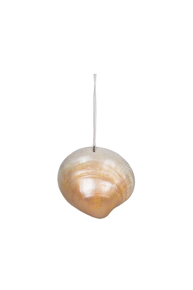 Shell Cluster Tree Ornament, Alternate, color, Orange