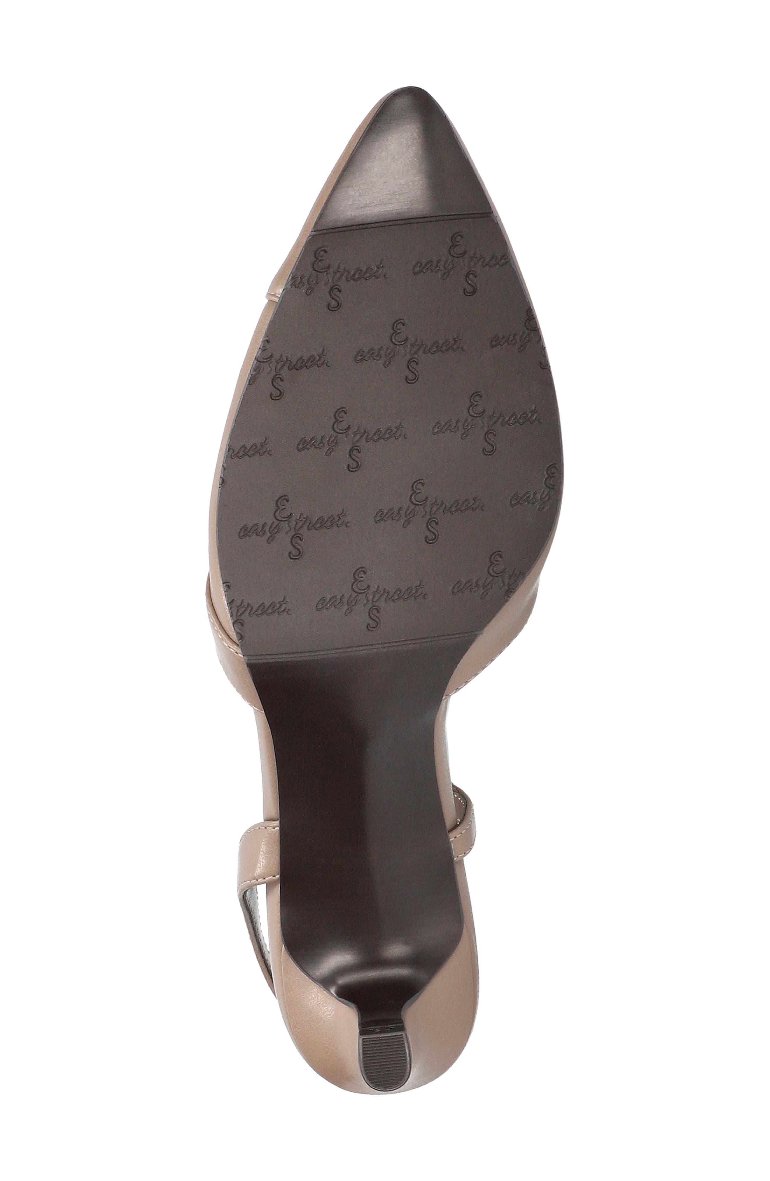 EASY STREET Emerald Slingback Pointed Toe Pump, Alternate, color, Taupe
