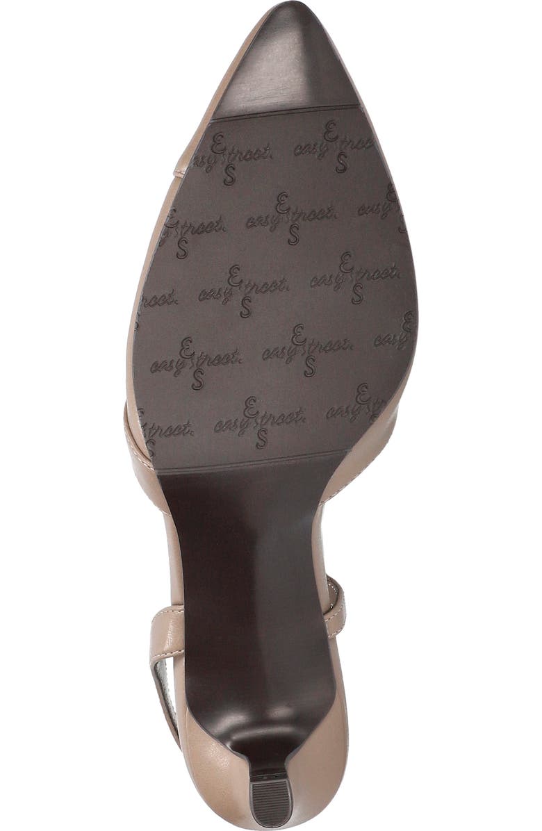 EASY STREET Emerald Slingback Pointed Toe Pump, Alternate, color, Taupe