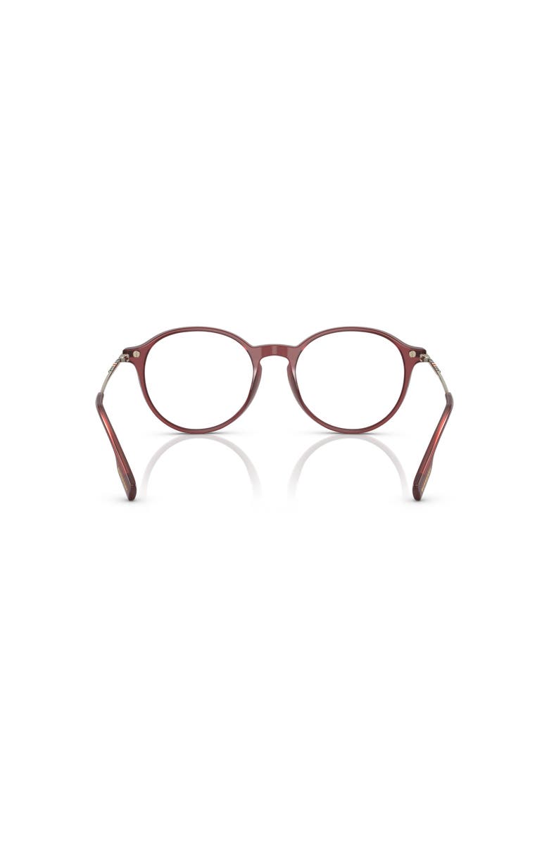 Burberry 51mm Phantos optical glasses, Alternate, color, Red