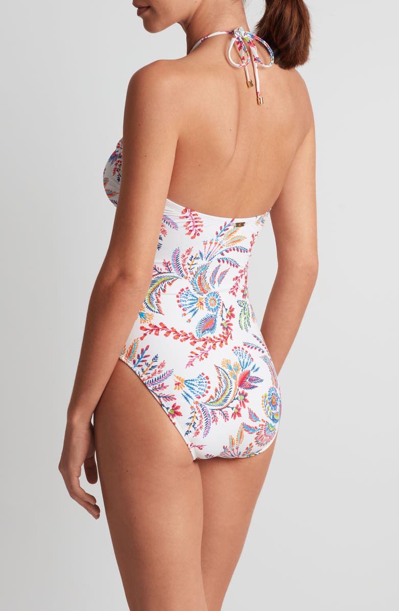 Lauren Ralph Lauren Cutout One-Piece Swimsuit, Alternate, color, 