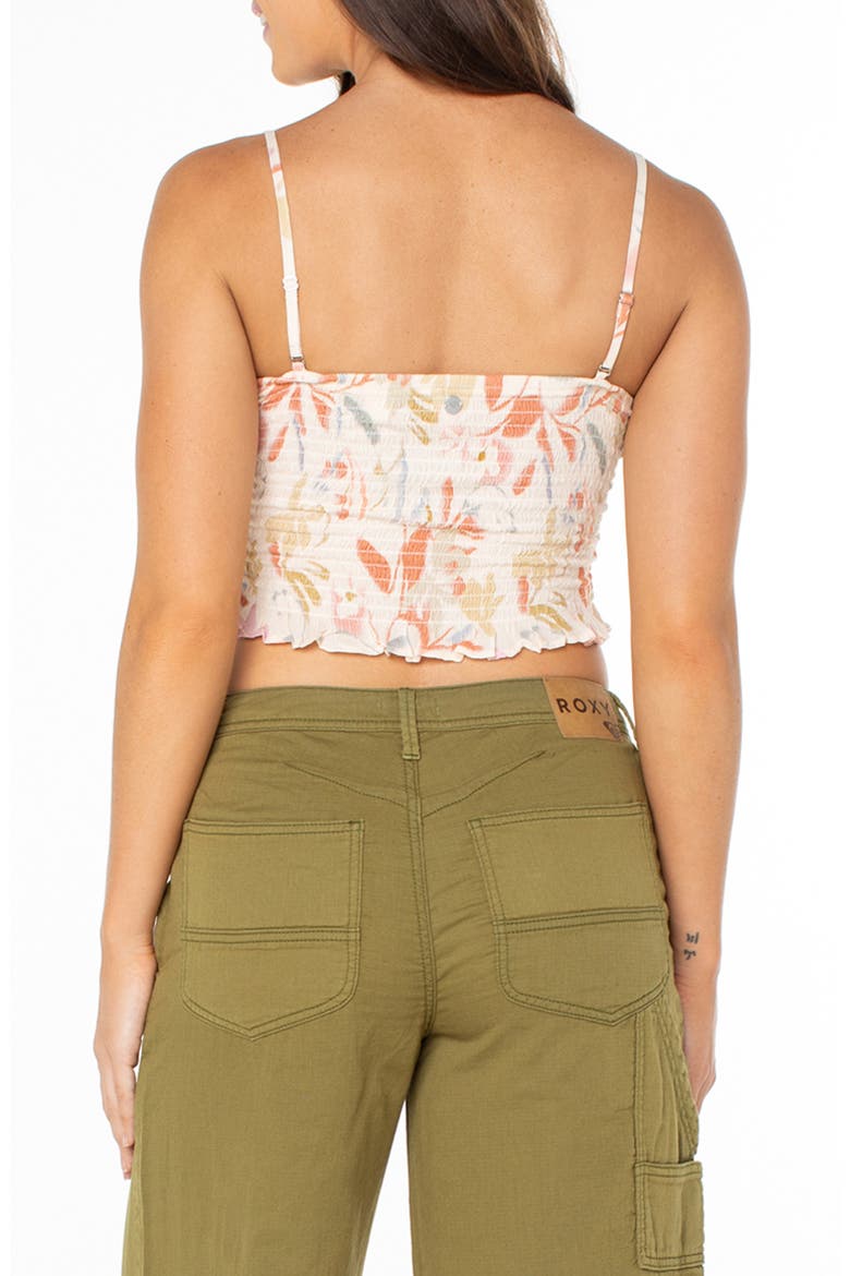 Floral Fling Crop Camisole, Alternate, color, PARCHMENT