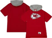 Mitchell & Ness Men's Mitchell & Ness Red Kansas City Chiefs Postgame Short Sleeve Hoodie