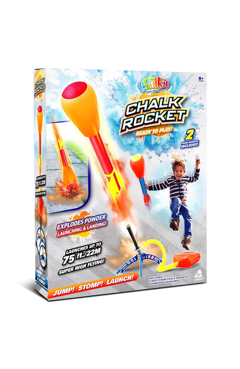 Lanard Chalkie Chalk Rocket 2 Foam Chalk Rockets, 6+, Alternate, color, Multicolored