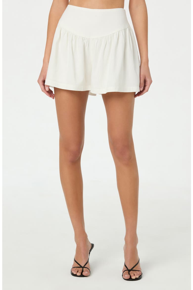 Drop Waist Shorts, Main, color, WHITE