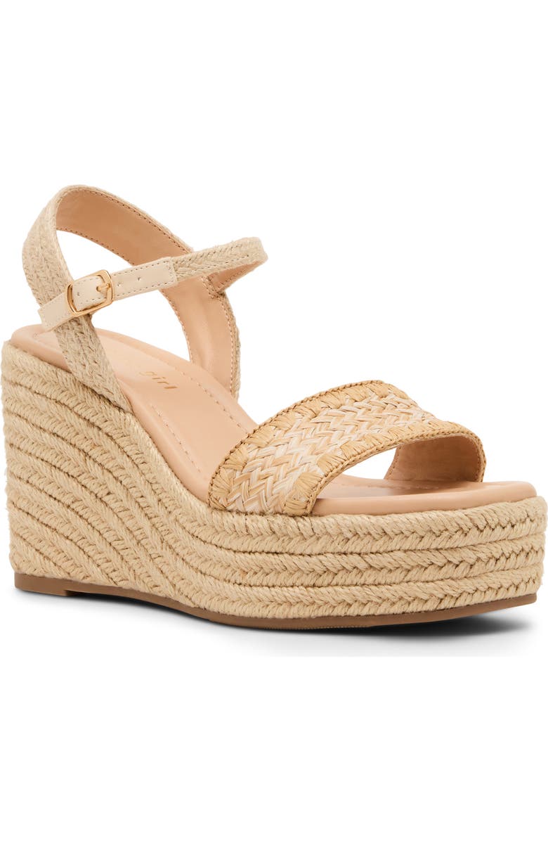 Madden Girl <p>Valleyyy Platform Wedge Sandal (Women) </p>, Main, color, Dark Natural