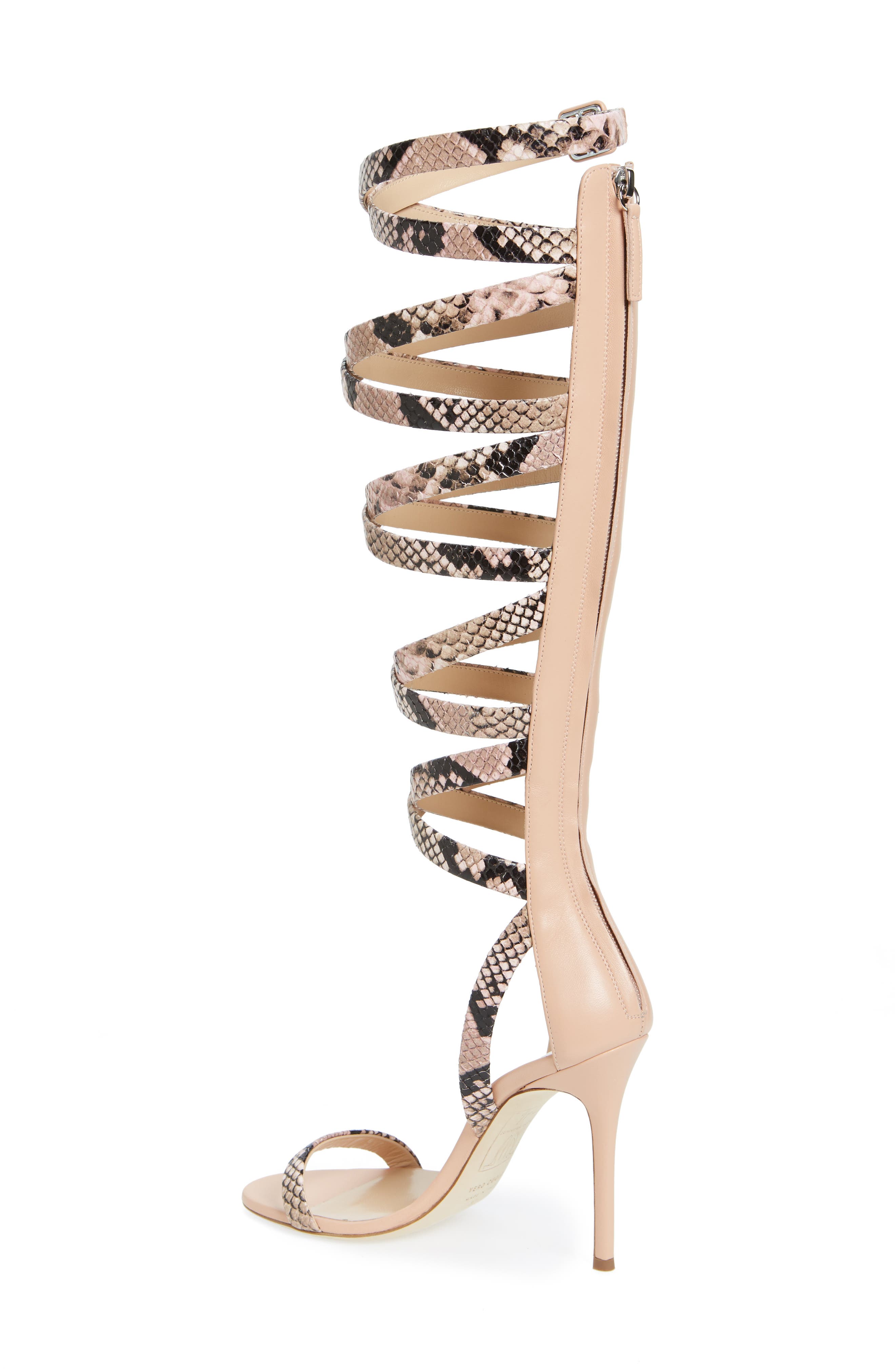 Giuseppe Zanotti Giuseppe for Jennifer Lopez Emme Knee-High Gladiator Sandal, Alternate, color, 