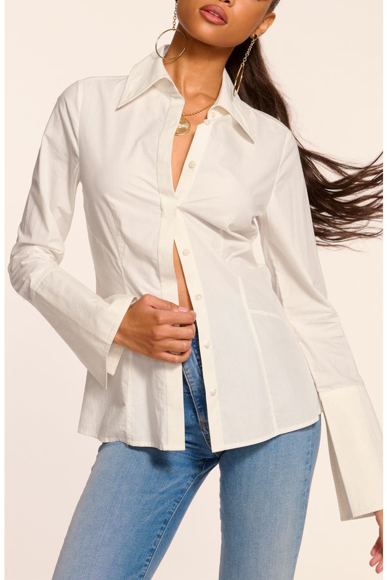 Jay Poplin Shirt, Main, color, WHITE