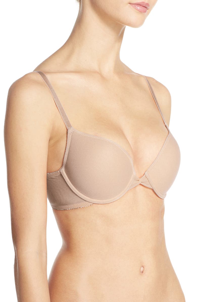 On Gossamer Bump It Up Underwire Push-Up Bra, Alternate, color, 
