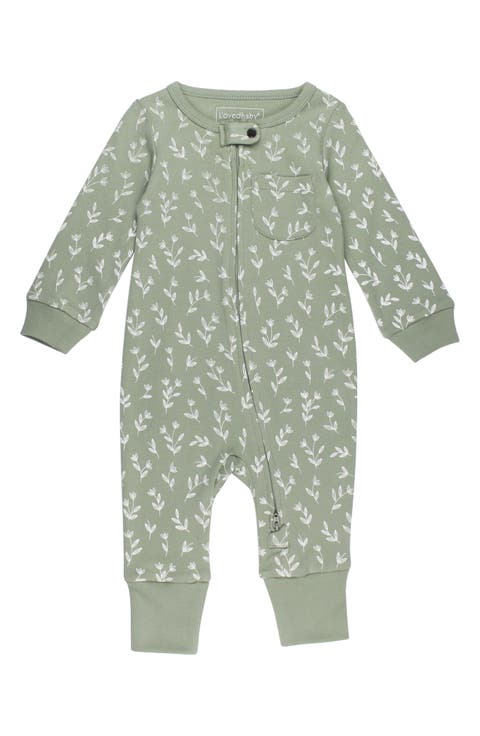 Organic Cotton Zip Romper (Baby)
