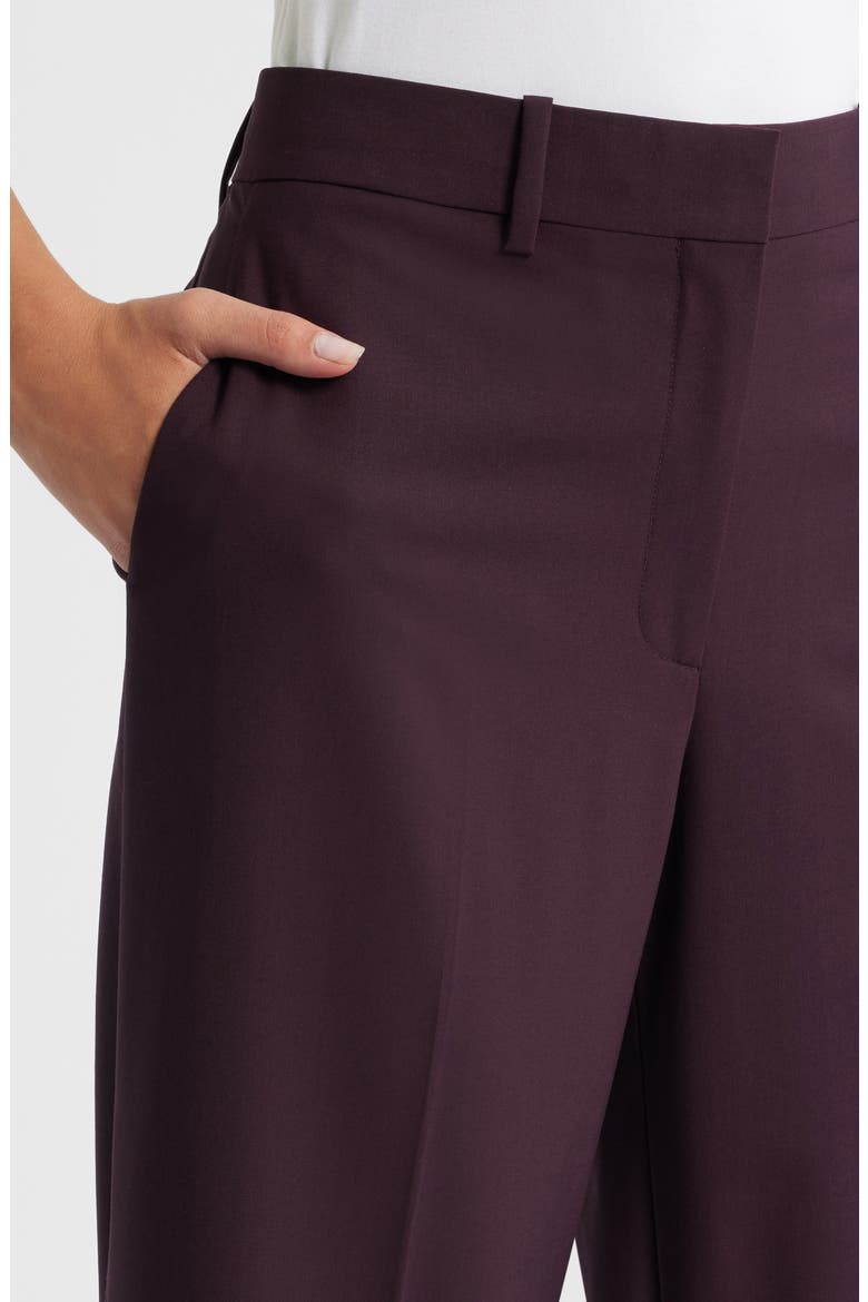 Stretch Wool Wide Leg Pants, Alternate, color, DARK IRIS - HAE