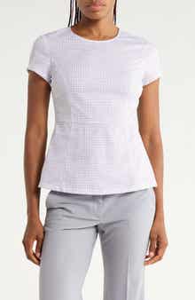Carrian H Geometric Cotton Top