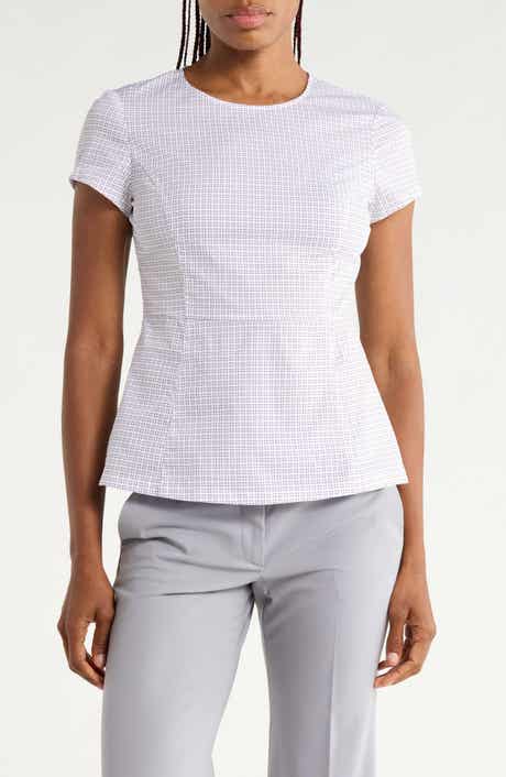 Carrian H Geometric Cotton Top