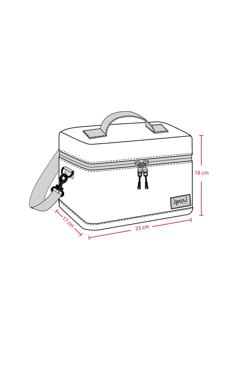 Camouflage Durable Spacious Lunch Box, Alternate, color, Blue and Grey Camouflage