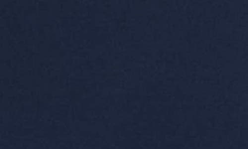 Maggy London Twist Neck Midi Sheath Dress In Navy Blazer