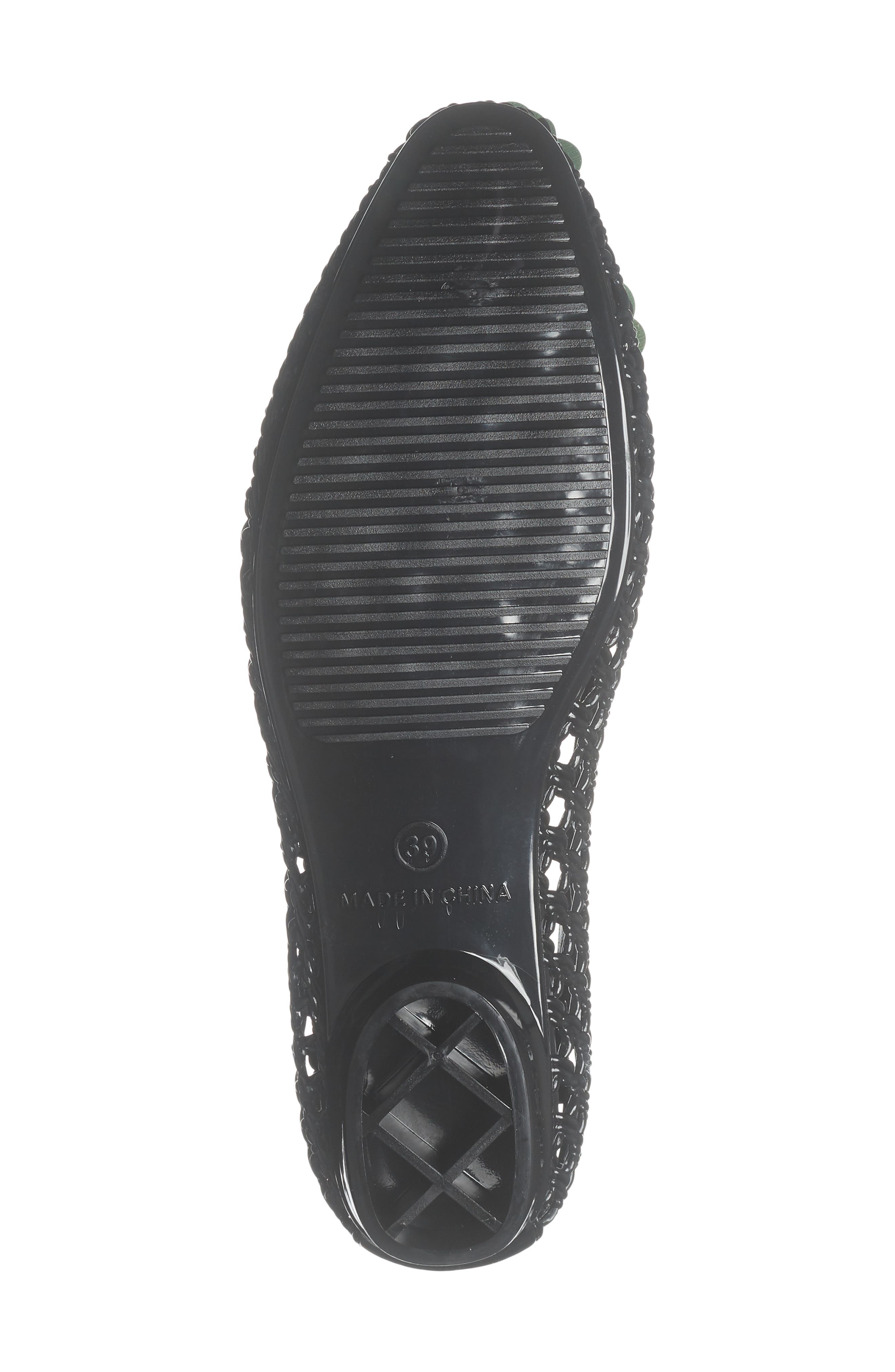 Jeffrey Campbell Whimzy Jelly Flat, Alternate, color, Black Combo