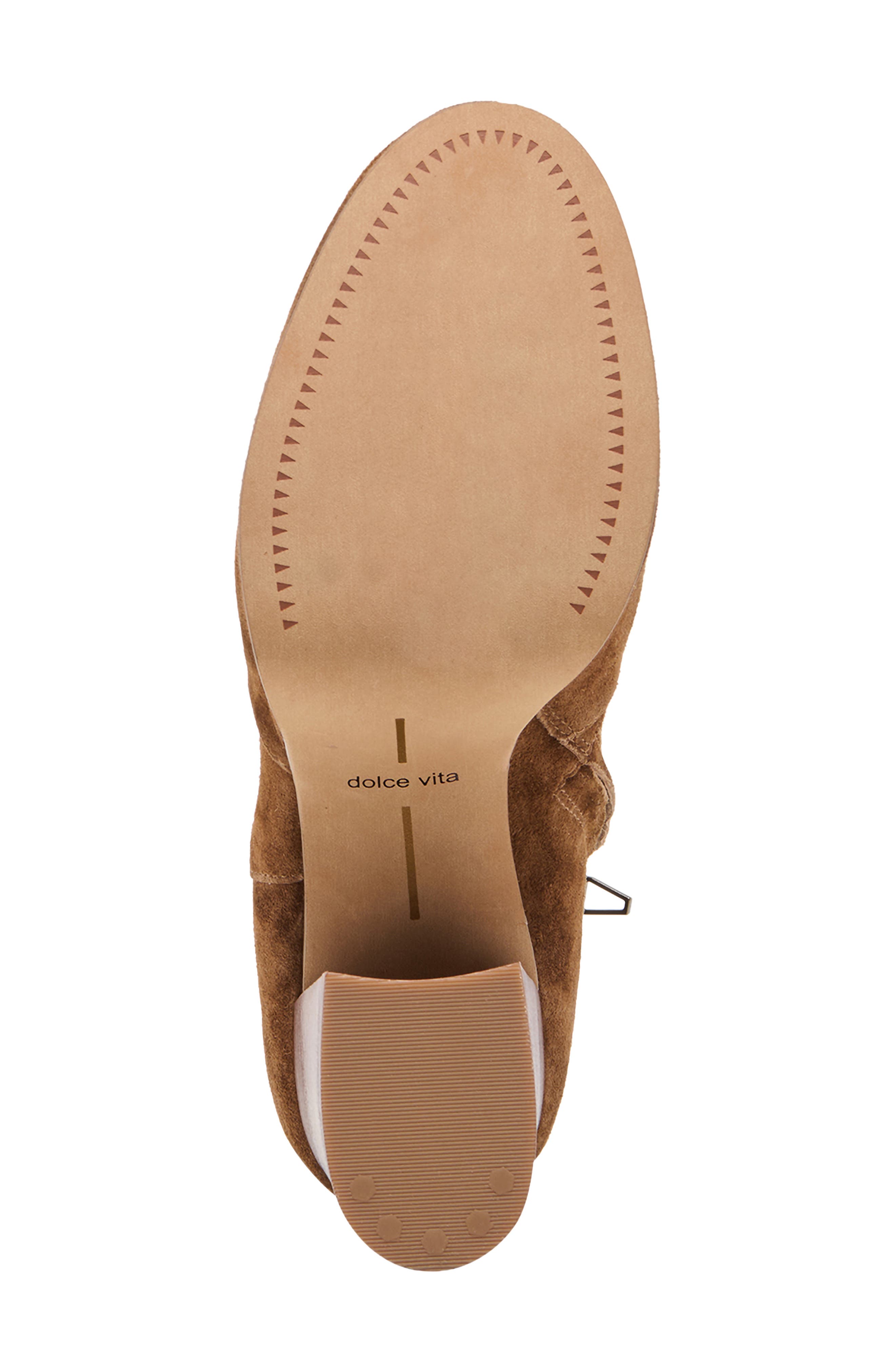 Valary Bootie, Alternate, color, COCOA SUEDE
