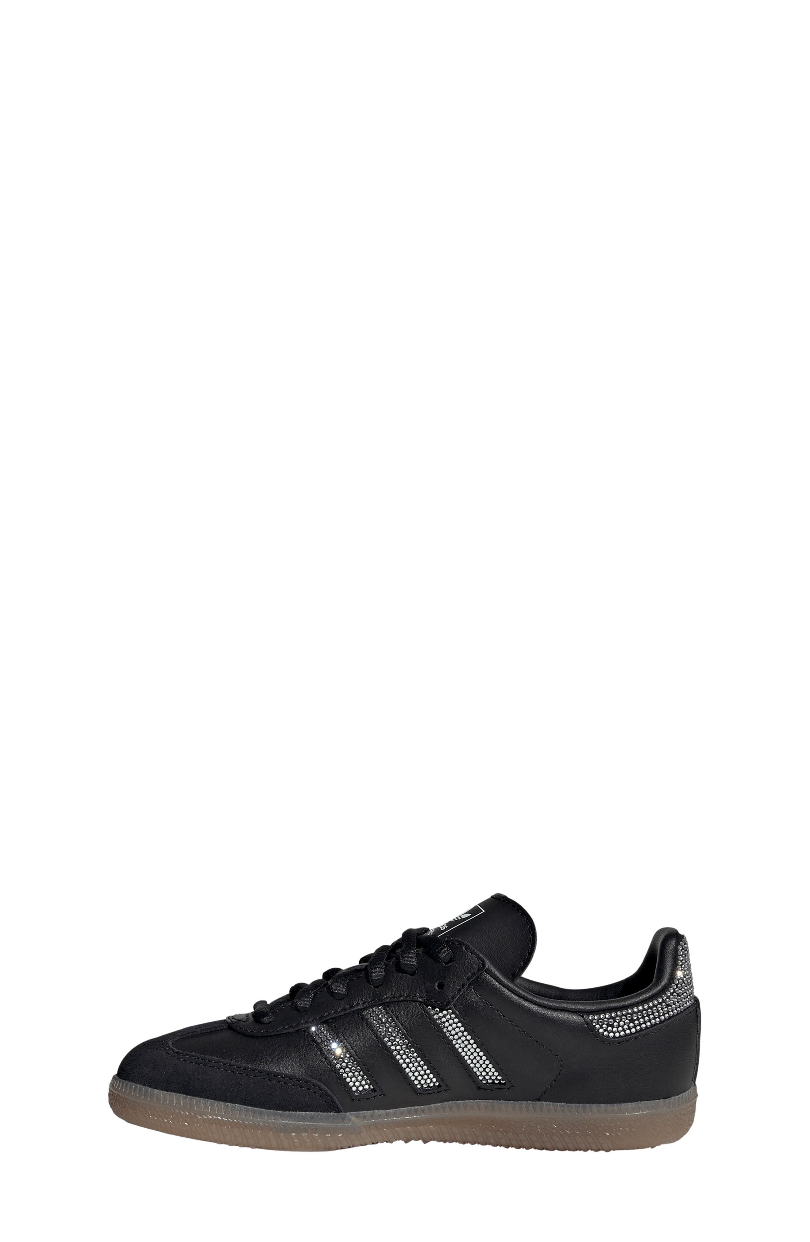 Kids' Samba OG Sneaker, Alternate, color, CORE BLACK/ SILVER