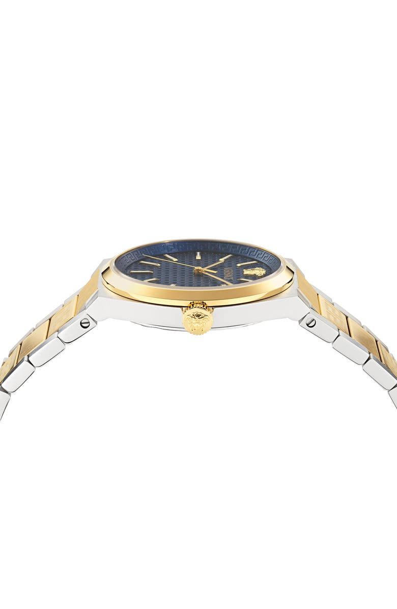Versace V-Auria Two-Tone Bracelet Watch, 39mm, Alternate, color, Two Tone