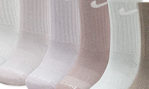 Nike Kids' Basic Swoosh Rib Crew Socks In Multi