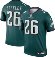 Nike Men's Nike Saquon Barkley Midnight Green Philadelphia Eagles  Legend Player Performance Top