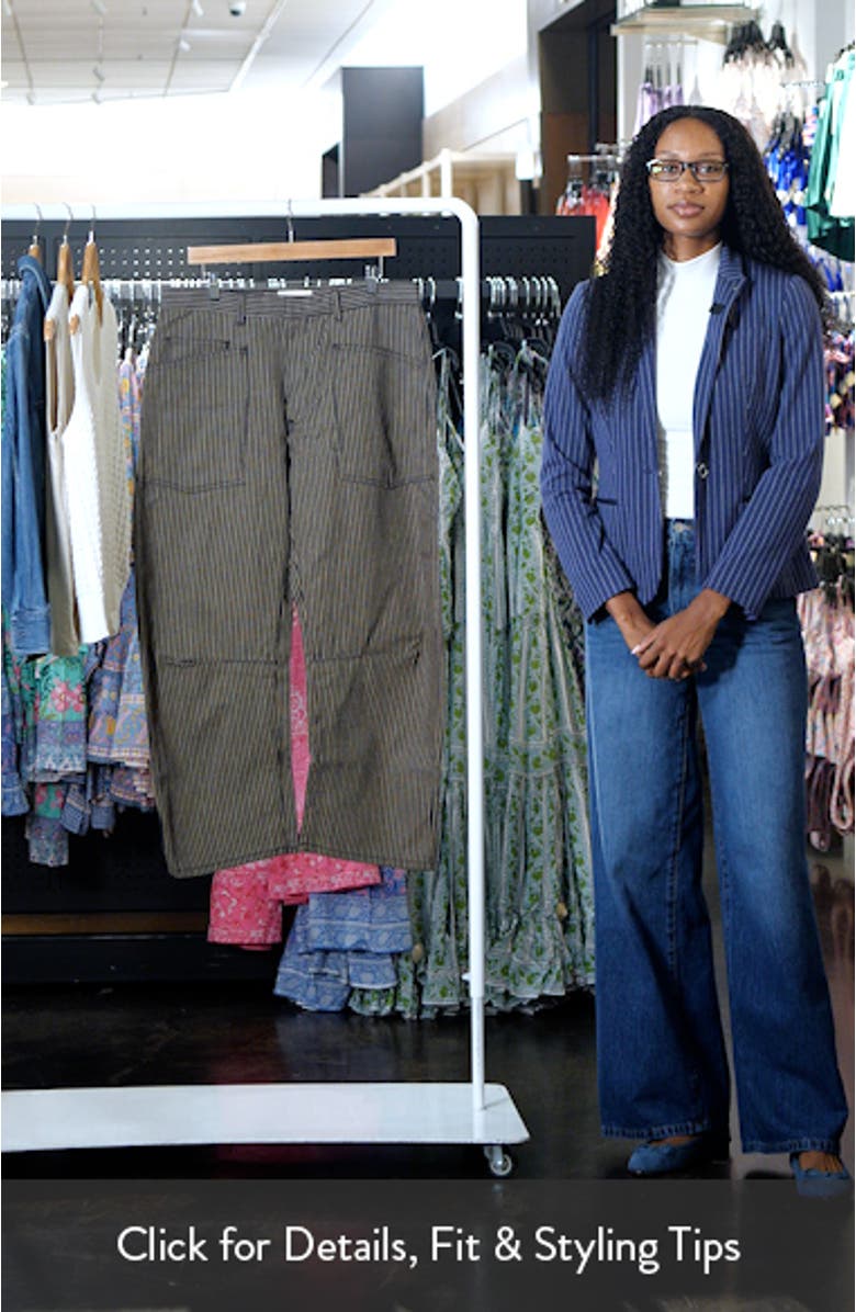 Shon Barrel Leg Cotton Twill Pants, sales video thumbnail