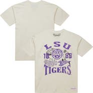 Mitchell & Ness Men's Mitchell & Ness Cream LSU Tigers Heritage Scholar T-Shirt