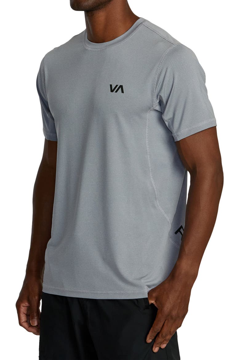 Sport Vent Stripe Performance Graphic T-Shirt, Alternate, color, CHALK STRIPE