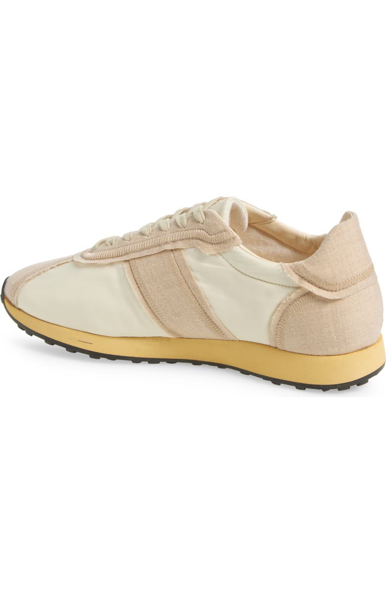 The Row Moveo Fray Detail Sneaker, Alternate, color, Beige / Off White