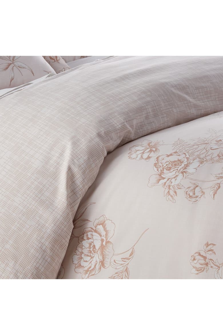 Luxury Premium Oversized Reversible Harmony Collection Duvet Cover 3-Piece Set, Alternate, color, HARMONY TAUPE