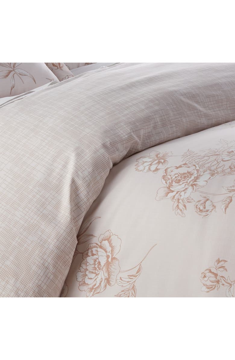 SOUTHSHORE FINE LINENS Luxury Premium Oversized Reversible Harmony Collection Duvet Cover 3-Piece Set, Alternate, color, Harmony Taupe