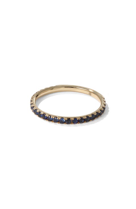 Thread Sapphire Ring
