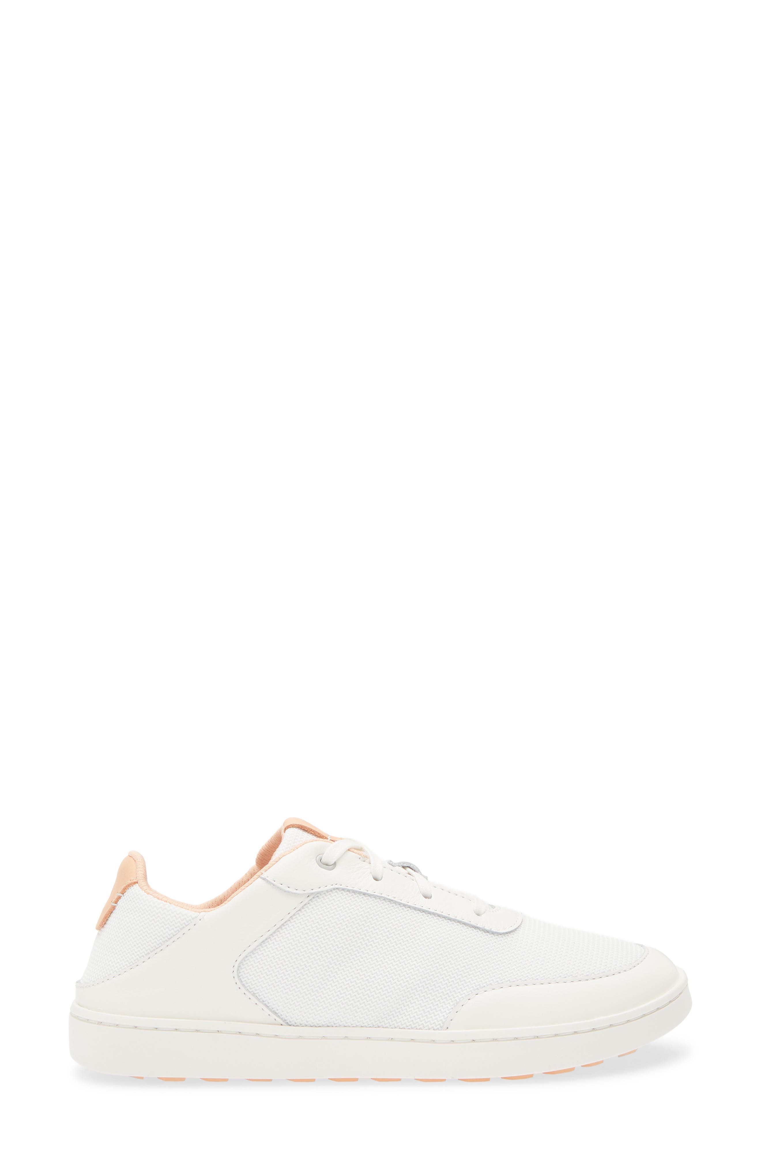 Kiahuna Sneaker, Alternate, color, BRIGHT WHITE / CANTALOPE