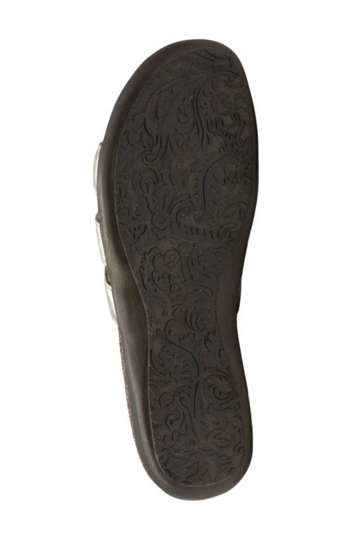 Naot Liv Slide Sandal In Radiant Gold Leather