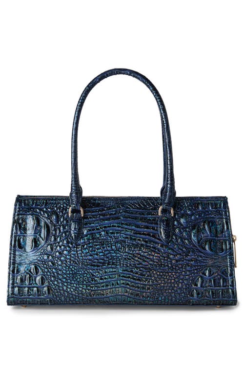 Brahmin Sophia Croc Embossed Leather Satchel