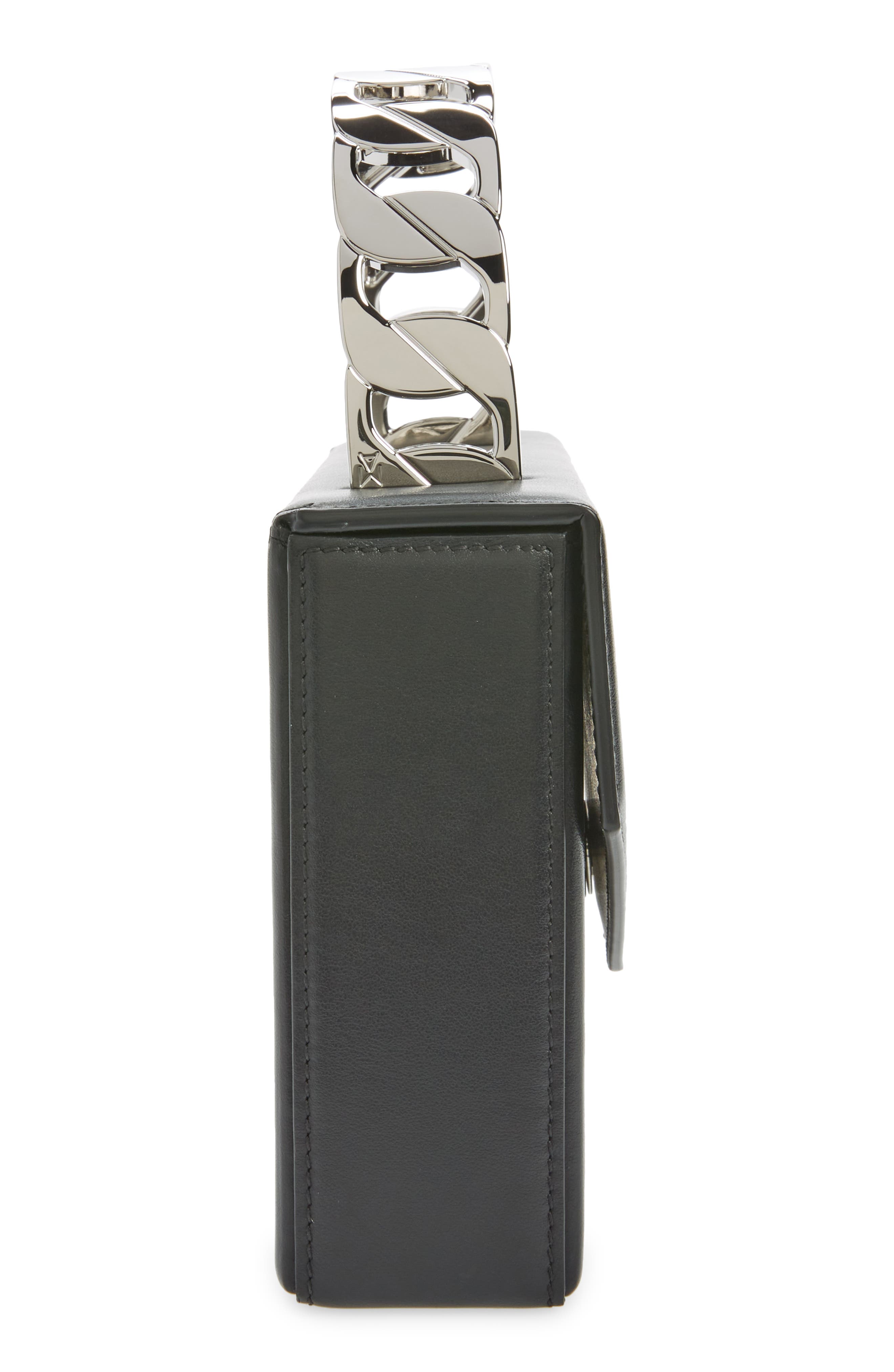 Amina Muaddi Amini Pernille Leather Top Handle Bag, Alternate, color, 