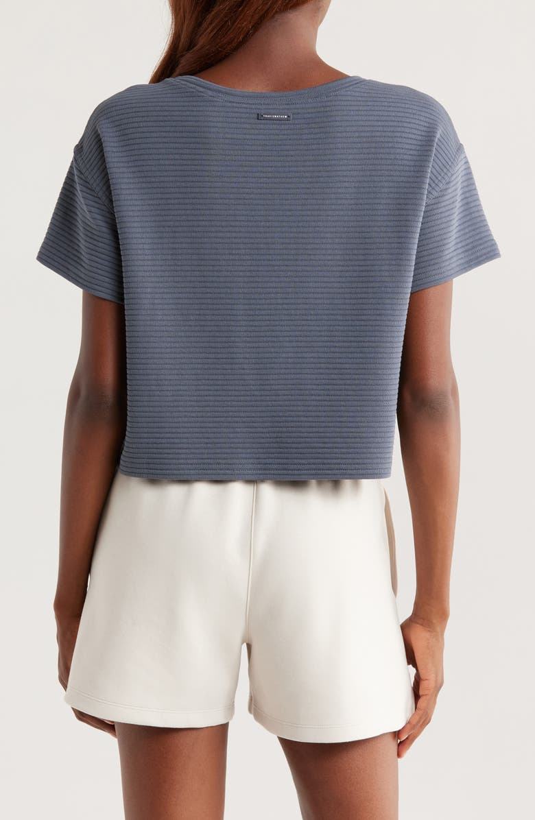 TravisMathew Charter Cruise Boxy Ottoman Knit Top, Alternate, color, Ombre Blue