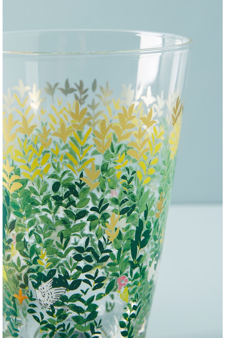 Anthropologie Paule Marrot Juice Glass, Alternate, color, CLEAR - LEAVES