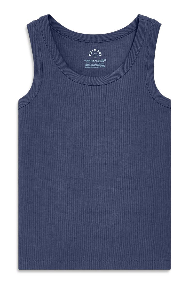 Women's Fit Rib Tank, Main, color, Sunwashed Navy