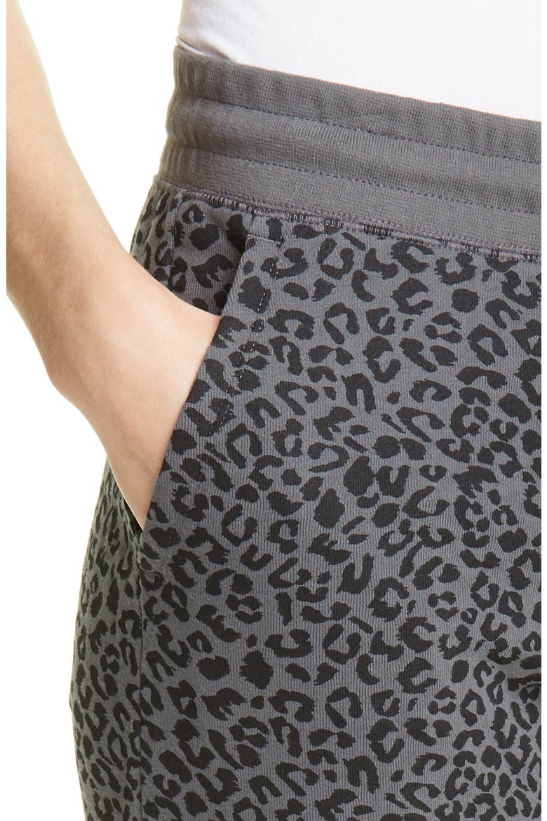 Kingston Animal Print Joggers, Alternate, color, CHARCOAL MINI CHEETAH