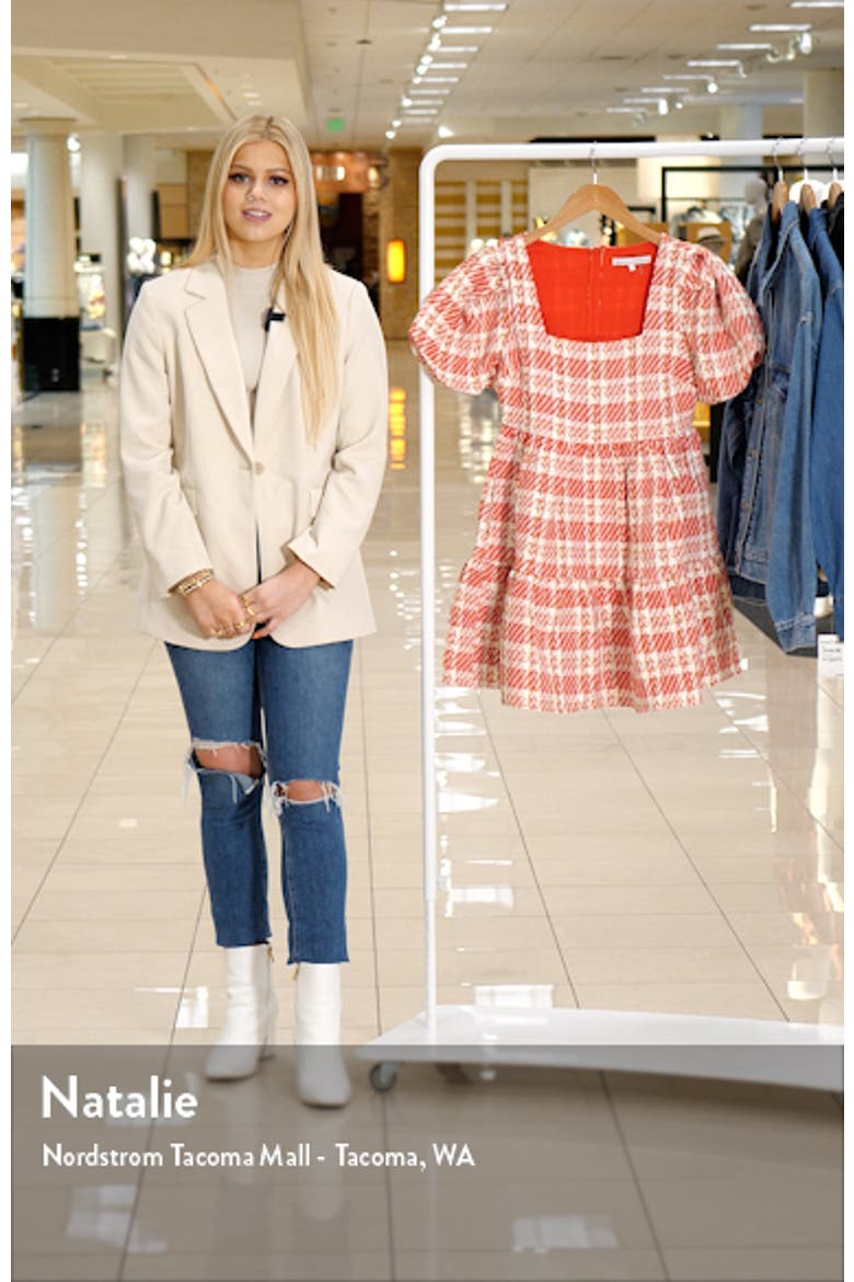 Tweed Babydoll Minidress video