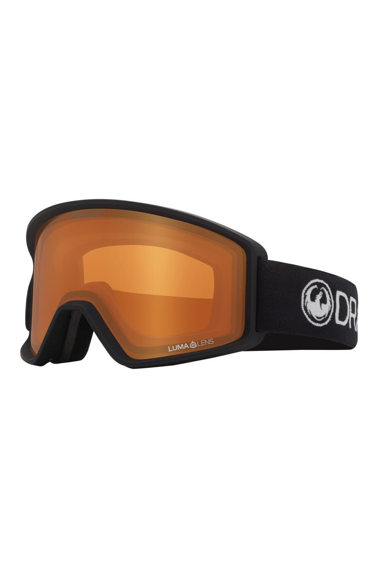 DX3 OTG 59mm Snow Goggles, Main, color, BLACK/ LLAMBER