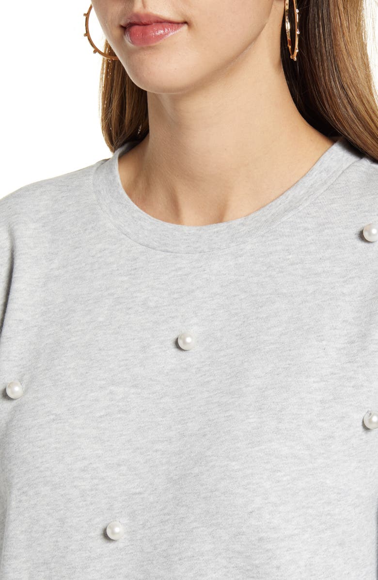 Rachel Parcell Embellished Sweatshirt, Alternate, color,