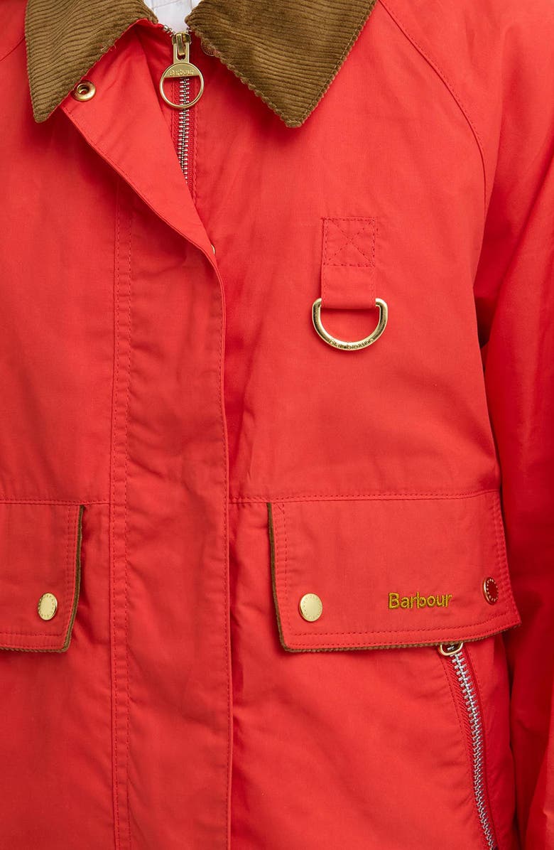 Barbour Mackworth Casual Jacket, Alternate, color, Vermillion/ Dress