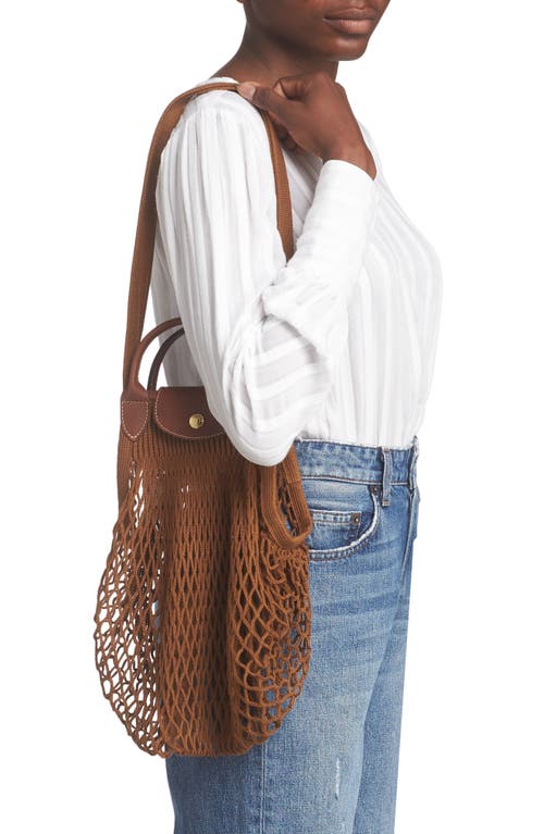 Longchamp Women's Le Plaige Filet Bag In Brown