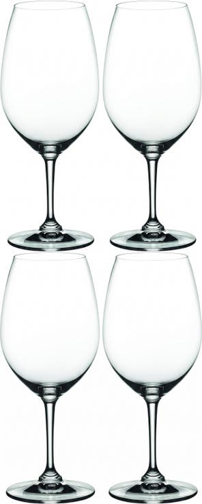 ViVino Set of 4 Bordeaux Wine Glasses, 20.6oz